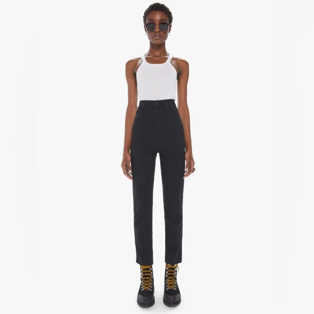 NWT Mother denim tippy top frisky flood jeans